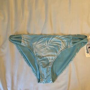 NWT Athleta blue and white swim bottoms